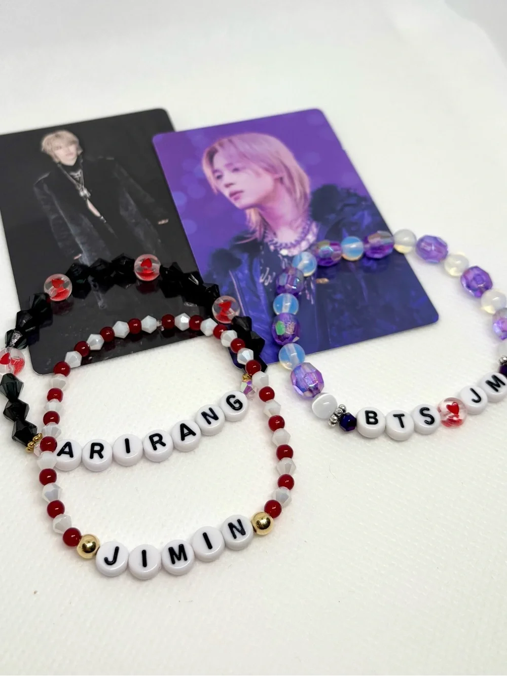 (5pcs) BTS JIMIN BIAS BUNDLE Photocard Bracelet ARIRANG 2026